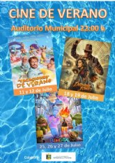 Este martes comienza el Cine de Verano en el Auditorio Municipal