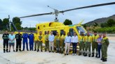 Los helicpteros del Plan Infomur realizan casi 160 servicios desde el inicio de la poca de peligro alto