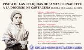 Las reliquias de santa Bernadette regresan a Murcia