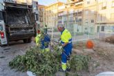El Ayuntamiento limpia los solares municipales de la Morera