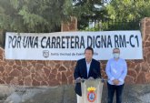 Mula reitera la necesidad de mejora de la carretera RM-C1 Fuente Librilla- Alcantarilla