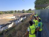 Avanzan las obras del Paraje El Soto para recuperar 10.000 metros cuadrados de huerta y recoger agua de lluvia
