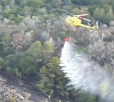Incendio forestal en el Llano del Beal, Cartagena