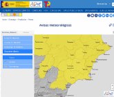 Activado el dispositivo municipal ante el aviso amarillo por lluvias tormentas emitido por AEMET para hoy lunes
