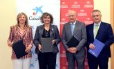 CaixaBank y Fundación CajaMurcia firman un convenio con la UPCT para impulsar acciones de difusión cultural