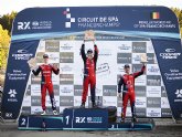 Pablo Su�rez vuelve a hacer historia en Rallycross subiendo al podio en Spa-Francorchamps