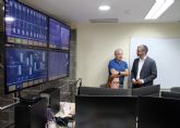 El Delegado del Gobierno de la Regin de Murcia visita el centro de control del SAIH de la CHS