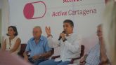 MC reivindica una Cartagena que se construya desde sus barrios en un encuentro con vecinos en Barrio Peral