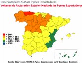 Ceuta, Canarias, Murcia y la Comunidad Valenciana lideran el ranking de apertura comercial de pymes exportadoras