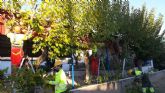 El Ayuntamiento mantiene el 'ciclo verde' utilizando triturado de poda en los parques y jardines del municipio
