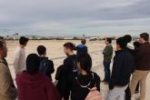 El tanque ambiental de Torre Pacheco se convierte en aula por un da para los alumnos de Ingeniera Civil de la UPCT