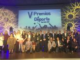 San Javier celebr anoche su fiesta anual del deporte con la Gala de entrega de premios a los mejores de 2016
