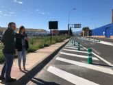 Comienzan los trabajos que incrementarn la seguridad de la rotonda de la avenida de El Palmar