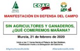 Convocan una manifestación en defensa del campo