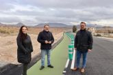 El Ayuntamiento de Lorca remodela la carretera de Zarcilla de Ramos - La Paca con el refuerzo y ensanche del firme y la ejecucin de una nueva va verde