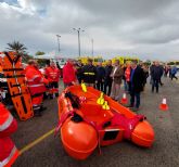 Vehículos,  profesionales y voluntarios de emergencias participan en el Día Europeo del 112 en Alcantarilla