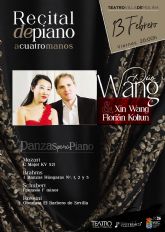 El D�o Wang ofrece un recital de piano a cuatro manos en el Teatro Villa de Molina el viernes 13 de febrero