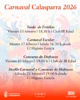 Calasparra presenta sus propuestas para el Carnaval 2026