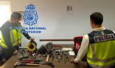 La Policía Nacional detiene a un individuo especializado en robos con fuerza en naves industriales en la comarca del Altiplano