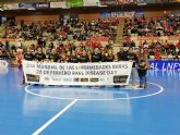 D´Genes visibilizó las enfermedades raras en el encuentro disputado el pasado sábado por ElPozo Murcia FS