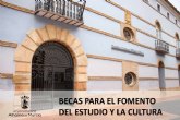 Abierto el plazo de presentacin para obtener seis becas para el fomento del estudio y la cultura