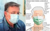 Saorn destaca la importancia de colocarse bien la mascarilla