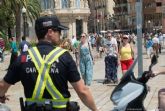 La Policia Local de Cartagena continua con las restricciones de circulacion de vehiculos en el Casco Historico para garantizar la Seguridad