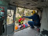 Rescatan a un senderista herido en Sierra Espuña