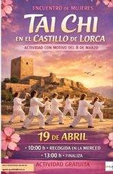 El Castillo de Lorca acoge una 'sesión especial gratuita de taichí para mujeres' el próximo 19 de abril