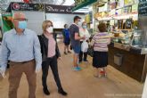 Normalidad en el mercado Santa Florentina en el primer da de desescalada