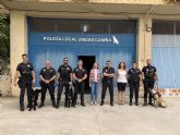 La Polic�a Local de Jumilla incorpora tres nuevos agentes caninos para reforzar la Unidad Canina