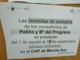 Cambiemos Murcia denuncia que las rebajas tambin hayan llegado a la asistencia sanitaria en los barrios y pedanas