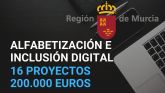 16 proyectos de alfabetización e inclusión digital reciben 200.000 euros de la Consejería de Economía