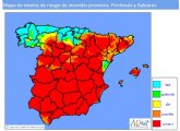 Riesgo extremo de incendio manana lunes en la Regin de Murcia