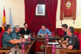 Guardia Civil y Polic�a Local refuerzan la coordinaci�n para mejorar la seguridad en el municipio de Mula