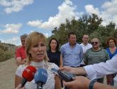 Los alcaldes de la comarca se renen en Campos del Ro para denunciar el grave estado del cauce del ro Mula