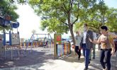 El Ayuntamiento recupera el parque Ro Ebro de La Ñora, un espacio de 1.300 m2 de ocio familiar para todas las edades