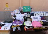 La Guardia Civil se incauta de 1.500 productos falsificados e investiga a cuatro personas