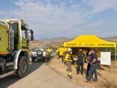 El alcalde de Lorca destaca 'la buena coordinacin' entre los diferentes servicios que han trabajado en el incendio de la Sierra de La Almenara