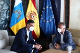 Pedro Sánchez se reúne con el presidente del Gobierno canario, Ángel Víctor Torres