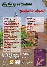 En 'Poes�a en Gran�tula' se declamar� poemas del libro 'Palabras en silencio'