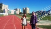 La Concejalia de Deportes acomete obras de mejora en la pista municipal de atletismo de cara al inicio de la temporada