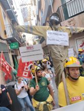 Las Brigadas forestales vuelven a la calle al no obtener respuesta de la Consejera con respecto a la situacin de precariedad laboral que sufren