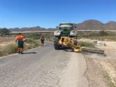 El Ayuntamiento de guilas inicia los trabajos de desbroce de caminos rurales asfaltados