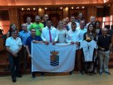 Recepcin en el Ayuntamiento de Molina de Segura a los integrantes del equipo de ftbol sala Los Piratas de AFESMO, campeones de la Supercopa Liga FEAFES