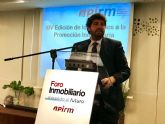 López Miras anuncia la creación de una Unidad de Aceleración de Inversiones Inmobiliarias para agilizar la implantación de proyectos