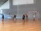 Jornada de ftbol sala escolar en el C.D Felipe VI dentro de los Juegos Deportivos del Guadalentn