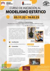 La Concejala de Cultura de Molina de Segura organiza un curso de iniciacin al modelismo esttico