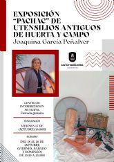 El Centro de Interpretacin Municipal acoger una exposicin de utensilios antiguos de huerta y campo