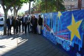 La Oficina Municipal del Grafiti dedica el mural de noviembre al 30 aniversario de la adhesin de España a la Unin Europea